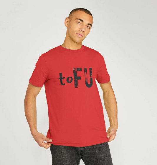 toFU - Black Print - Men's T-Shirt