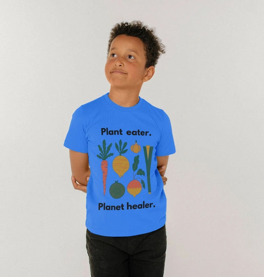 Planet Healer - Kids - Black Print - T-Shirt