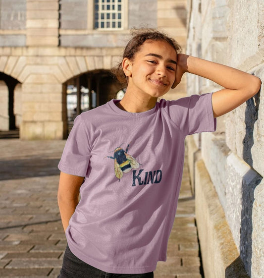 Bee Kind - Black Print - Kids T-Shirt