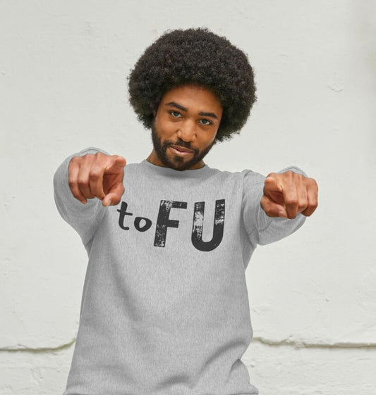 toFU - Black Print - Men's Remill Sweater