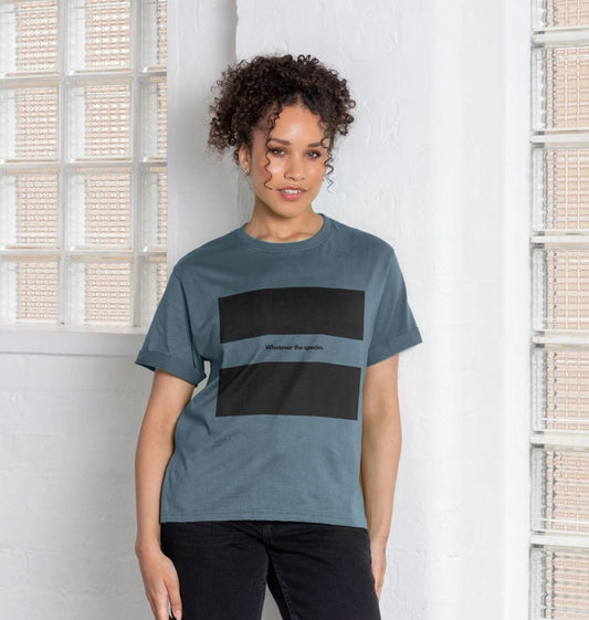 Equality - Black Print - Women's Relaxed Fit T-Shirt