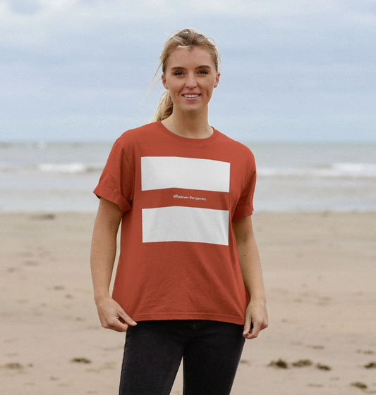 Equality - White Print - Women's Relaxed Fit T-Shirt